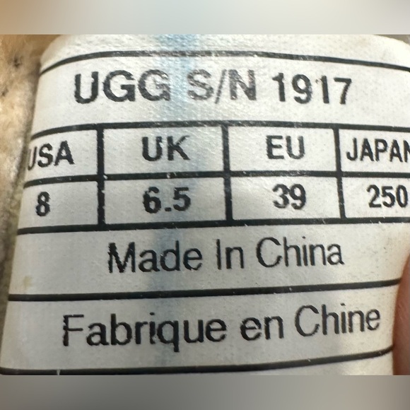 Ugg Australia Jillian Shearling Lined Boot Brown/Gray Suede Size 8, 1917 - Picture 8 of 8